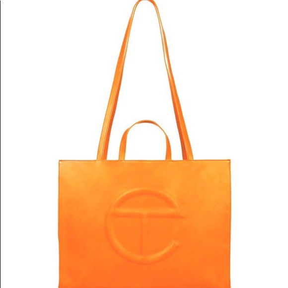 Large Orange Telfar Bag - Picture 3 of 4